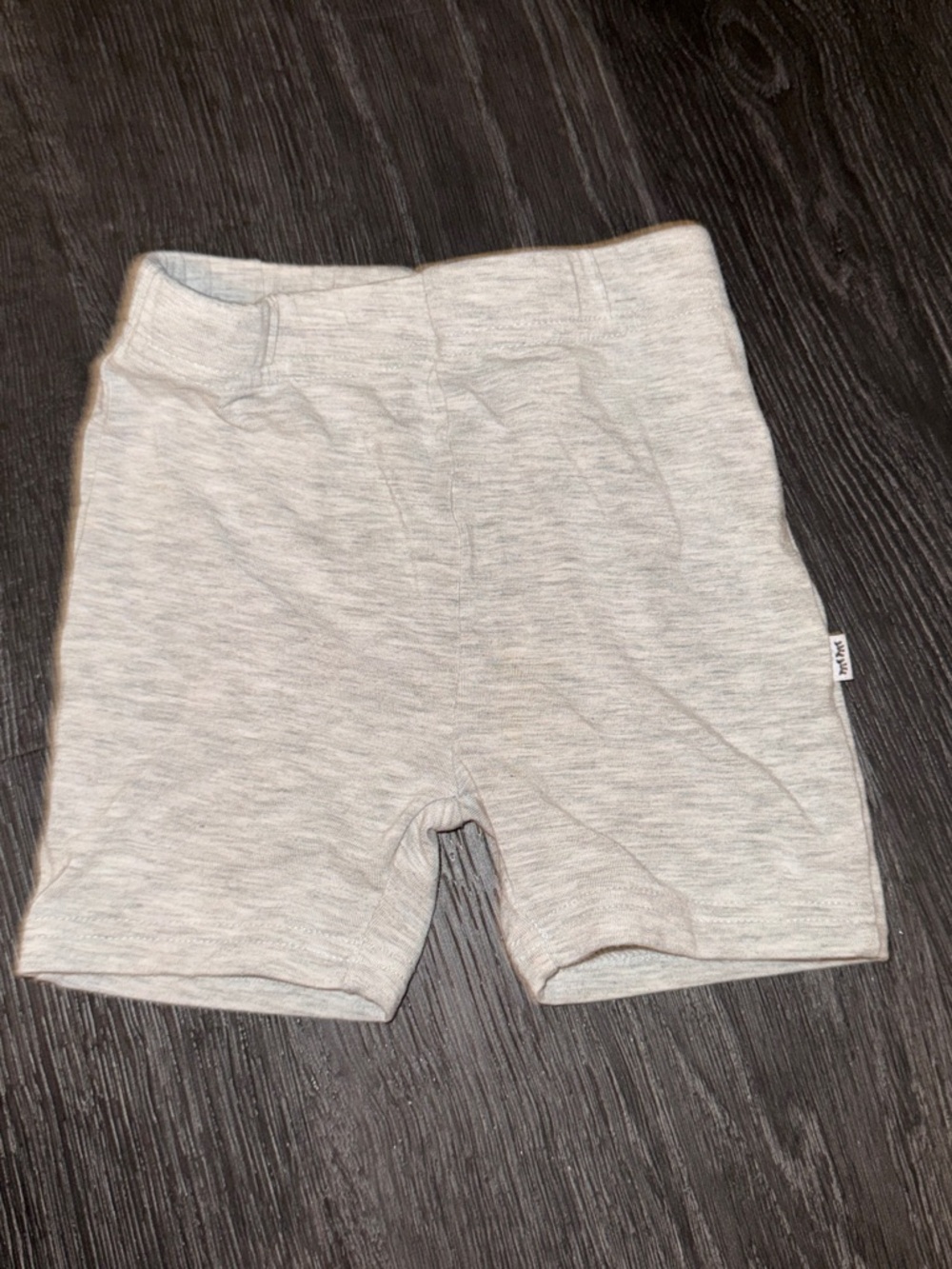 Kids Bamboo Gray Stretch Cotton Bike Shorts Used 2T